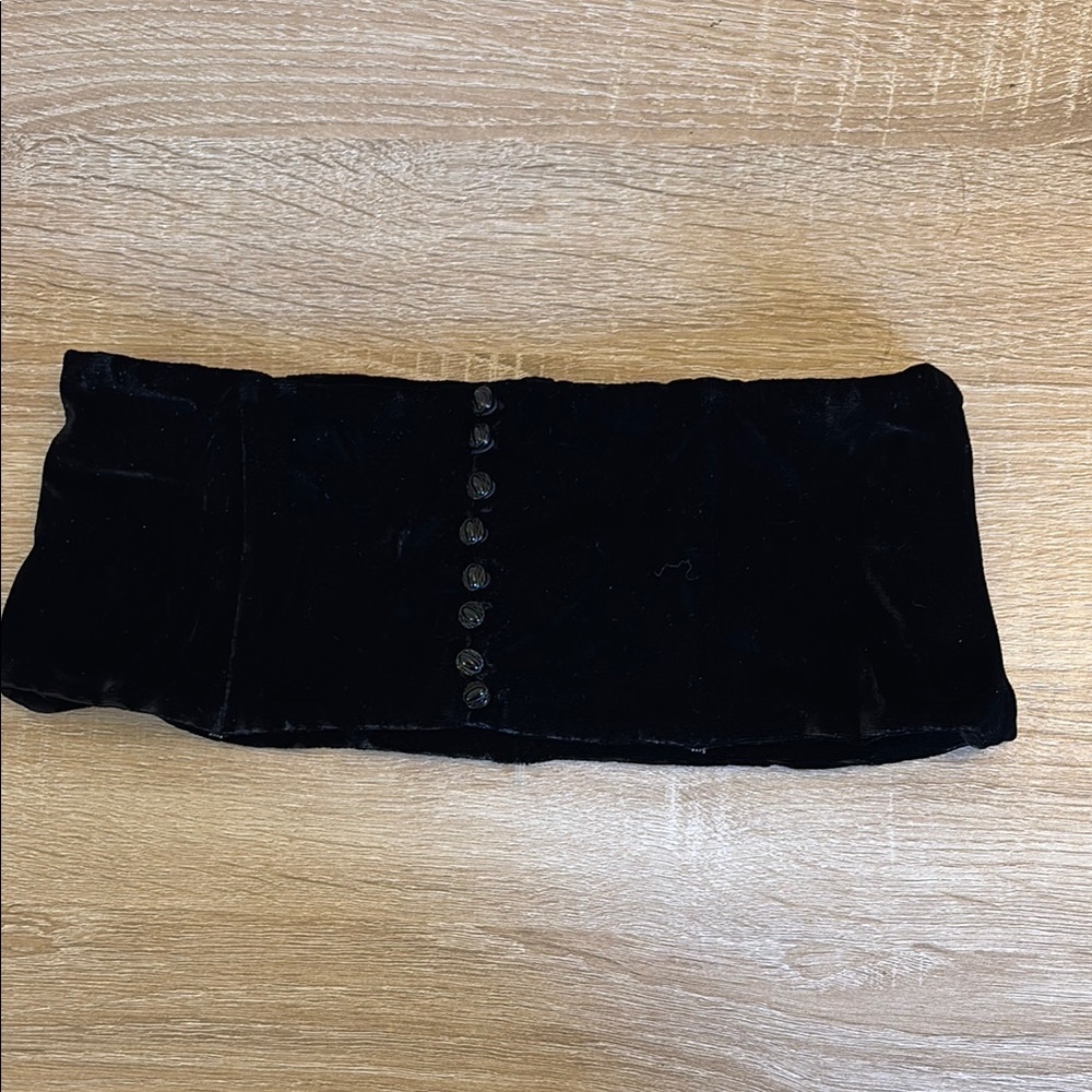 Black Garment Tank Top with Soft Texture